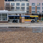 The Chicago Lake Transit Center in South Minneapolis.