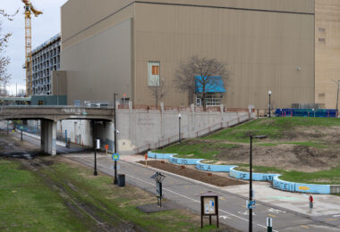 The Midtown Greenway at 10th Avenue in Minneapolis.