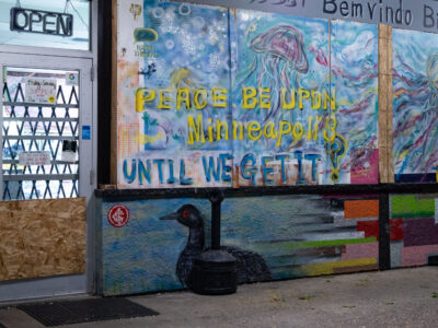 Mural on Loon Smoke Shop, Minneapolis