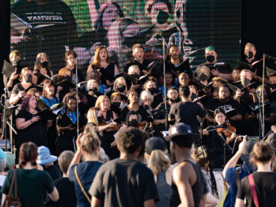 Choir and Orchestra at George Floyd Square, Minneapolis