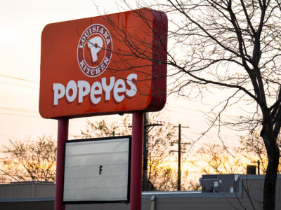 Popeyes Sign, Chicago Ave, Minneapolis
