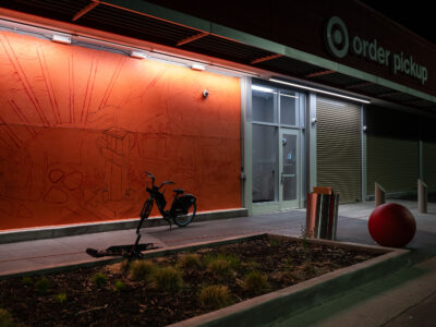 Mural sketch at Target, East Lake Street, Minneapolis