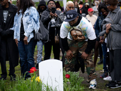 Terrence Floyd at Say Their Names Cemetery Vigil