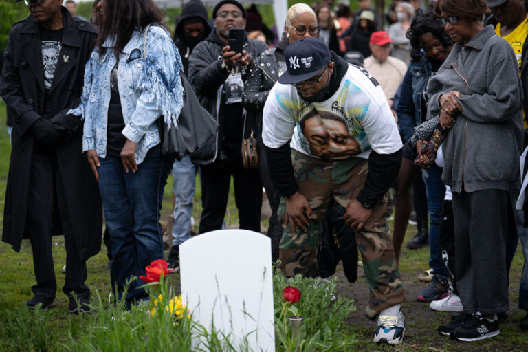 Terrence Floyd at Say Their Names Cemetery 3 Terrence Floyd, George Floyd’s Brother, at Say Their Names Cemetery during an Angelversary Candlelight Vigil.