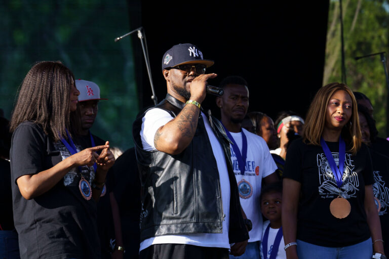 Terrence Floyd speaks at George Floyd Square in 2022 1 Terrence Floyd, the brother of George Floyd, speaks to the crowd at the Rise & Remember at George Floyd Square.