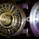 A vault in the riot destroyed US Bank on Lake Street.