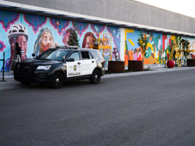 Artist paints George Floyd Square mural on Minneapolis Target