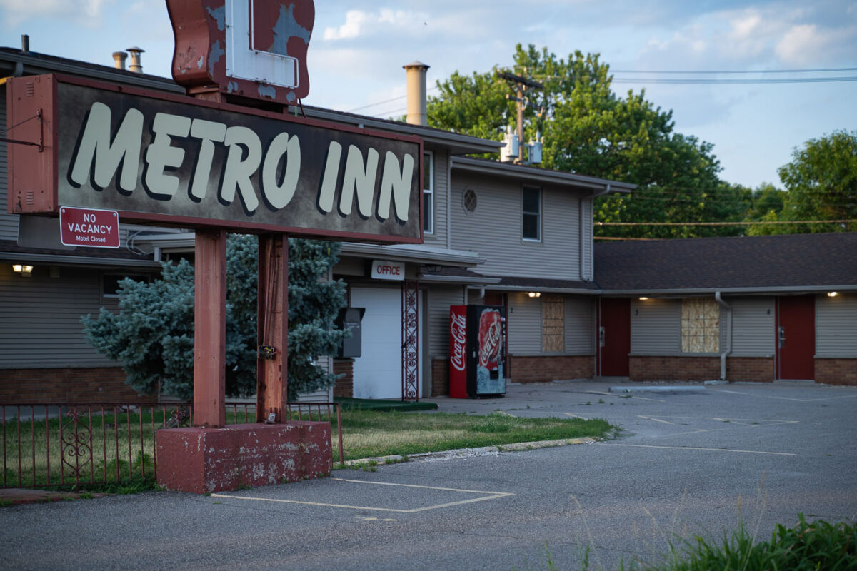 The Metro Inn motel in Minneapolis.
