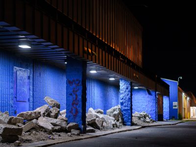 Boulders Block Vacant Supervalu in South Minneapolis