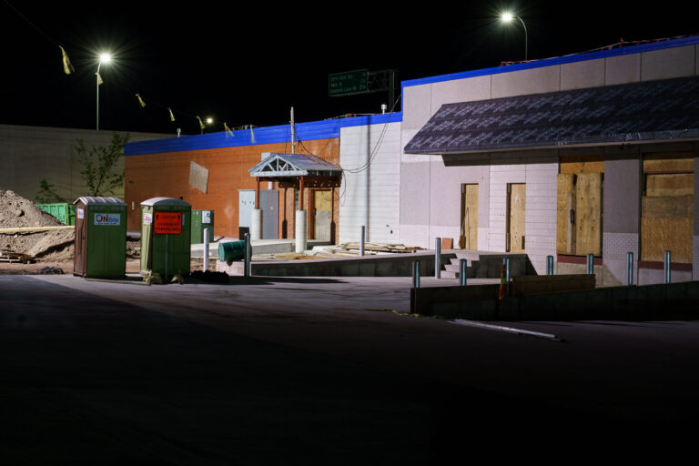 Construction at new Lake Street USPS Station 3 The Lake Street Station USPS post office being rebuilt. The post office was destroyed by fire during riots that followed the May 25th, 2020 murder of George Floyd by the Minneapolis Police.