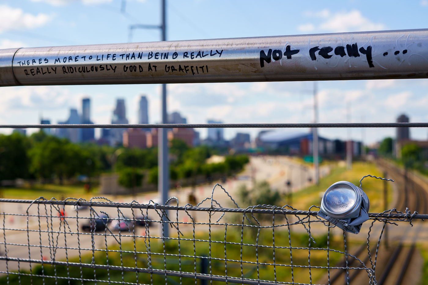 Graffiti, Art, Martin Olav Sabo Bridge, Minneapolis