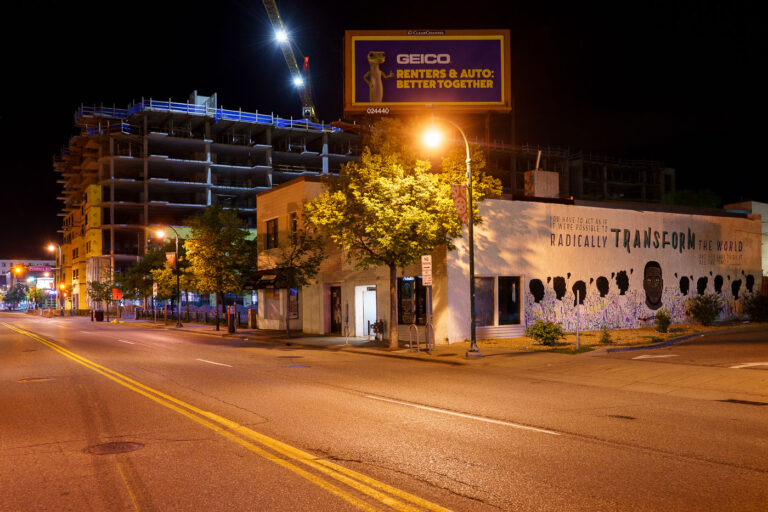 Karmel Square development on Lake Street in Minneapolis 2 Construction at Karmel Square on Lake Street in Minneapolis.