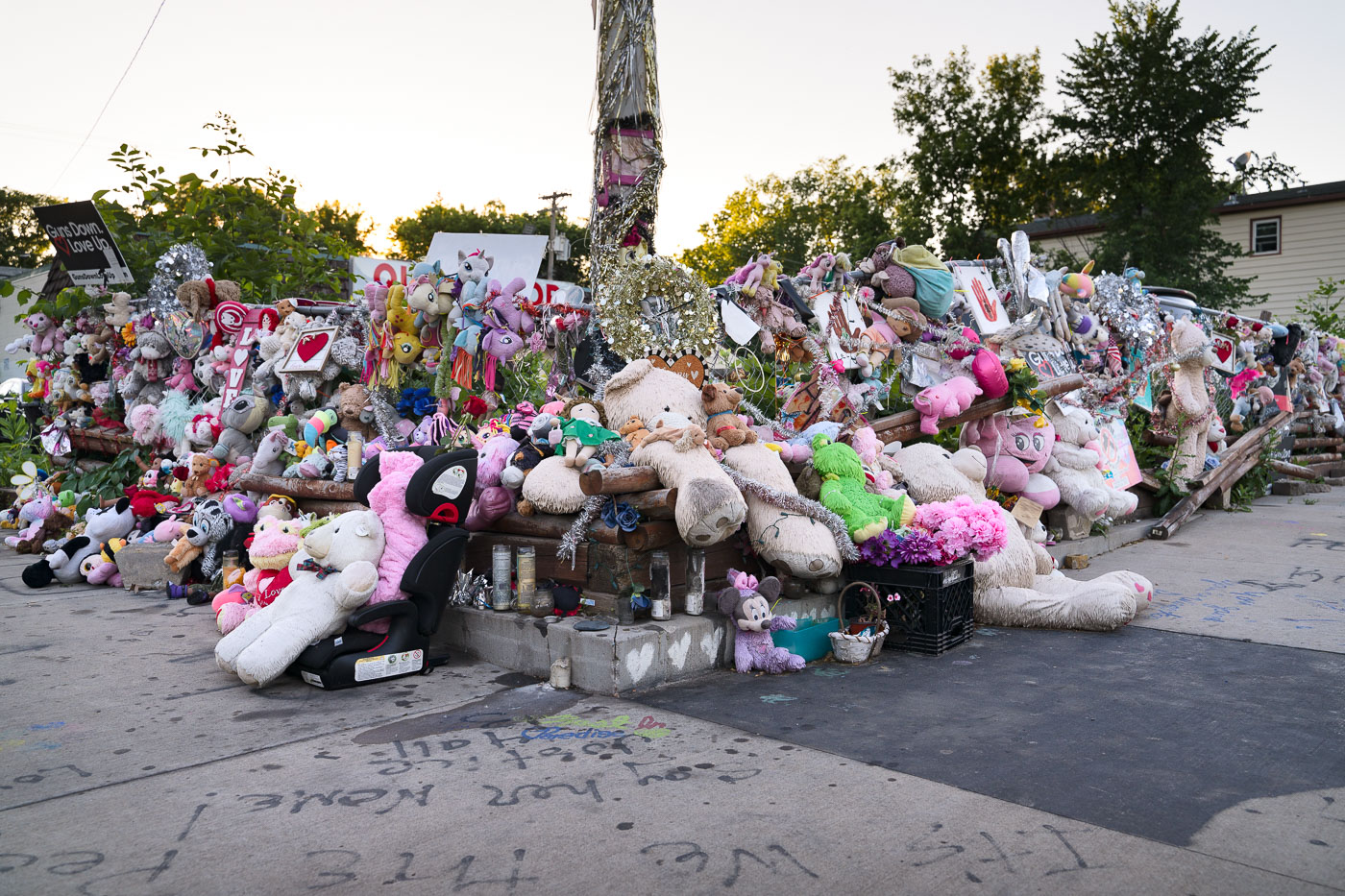 Memorial for children in Minneapolis who died from gunfire