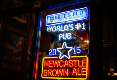 Brit's Pub on Nicollet Mall in Minneapolis.