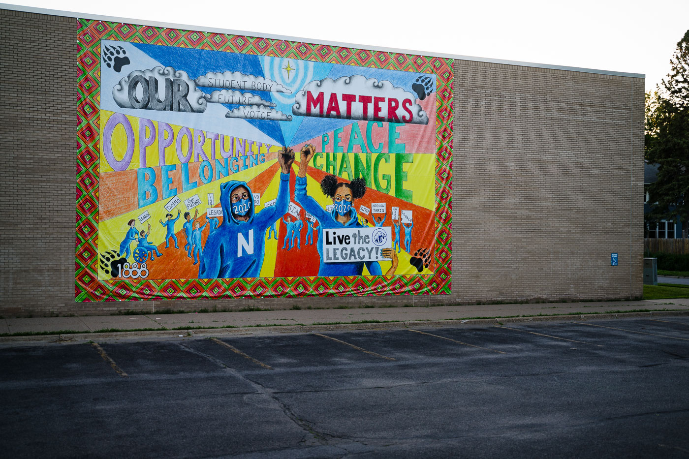 North High School mural in North Minneapolis