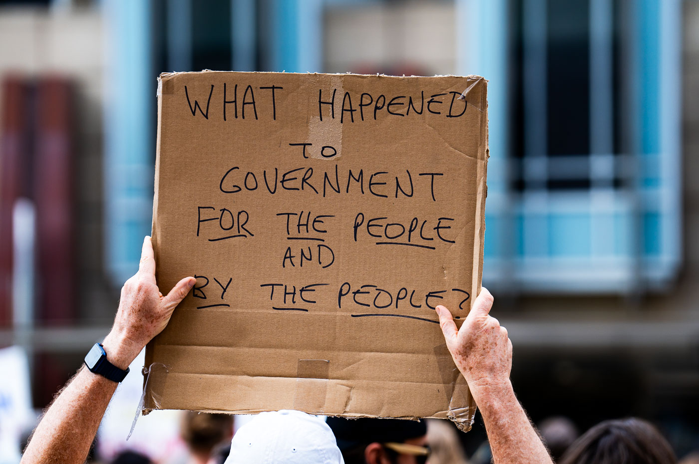 Roe V Wade Protest Sign in Minneapolis