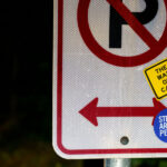 Stickers found in Minneapolis that reads: "The War On Cars" and "Streets Are For The People".