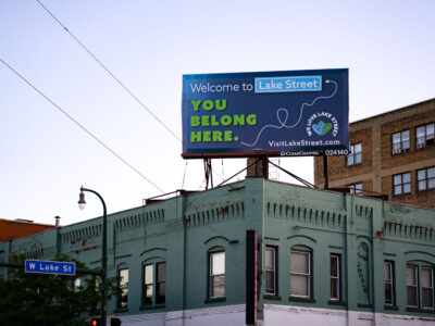 Welcome to Lake Street Billboard, Minneapolis