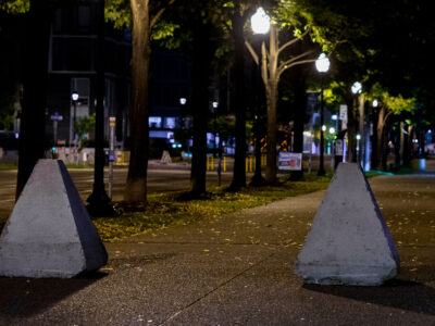 Minneapolis Downtown Barricades After Hot Rodder Events