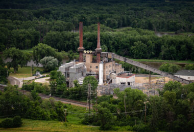 Xcel Energy power plant in Red Wing. Formerly, NSP (Northern States Power).