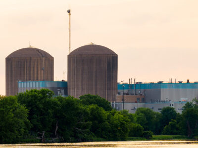 Prairie Island Nuclear Generating Plant at Sunset