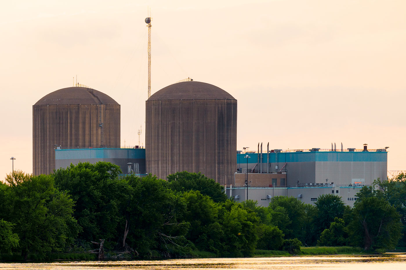 Prairie Island Nuclear Generating Plant at Sunset