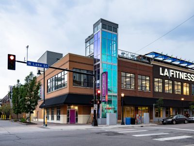 Arts + Rec and LA Fitness, W Lake St, Minneapolis