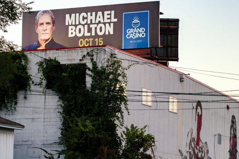 Michael Bolton Billboard in North Minneapolis 3 Grand Casino Michael Bolton billboard in Minneapolis