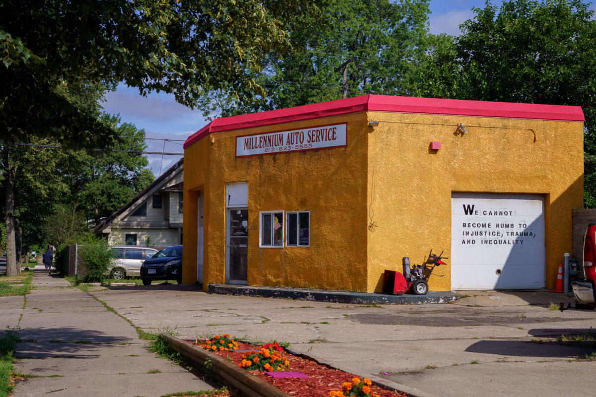 Millenium Auto Service in George Floyd Square.