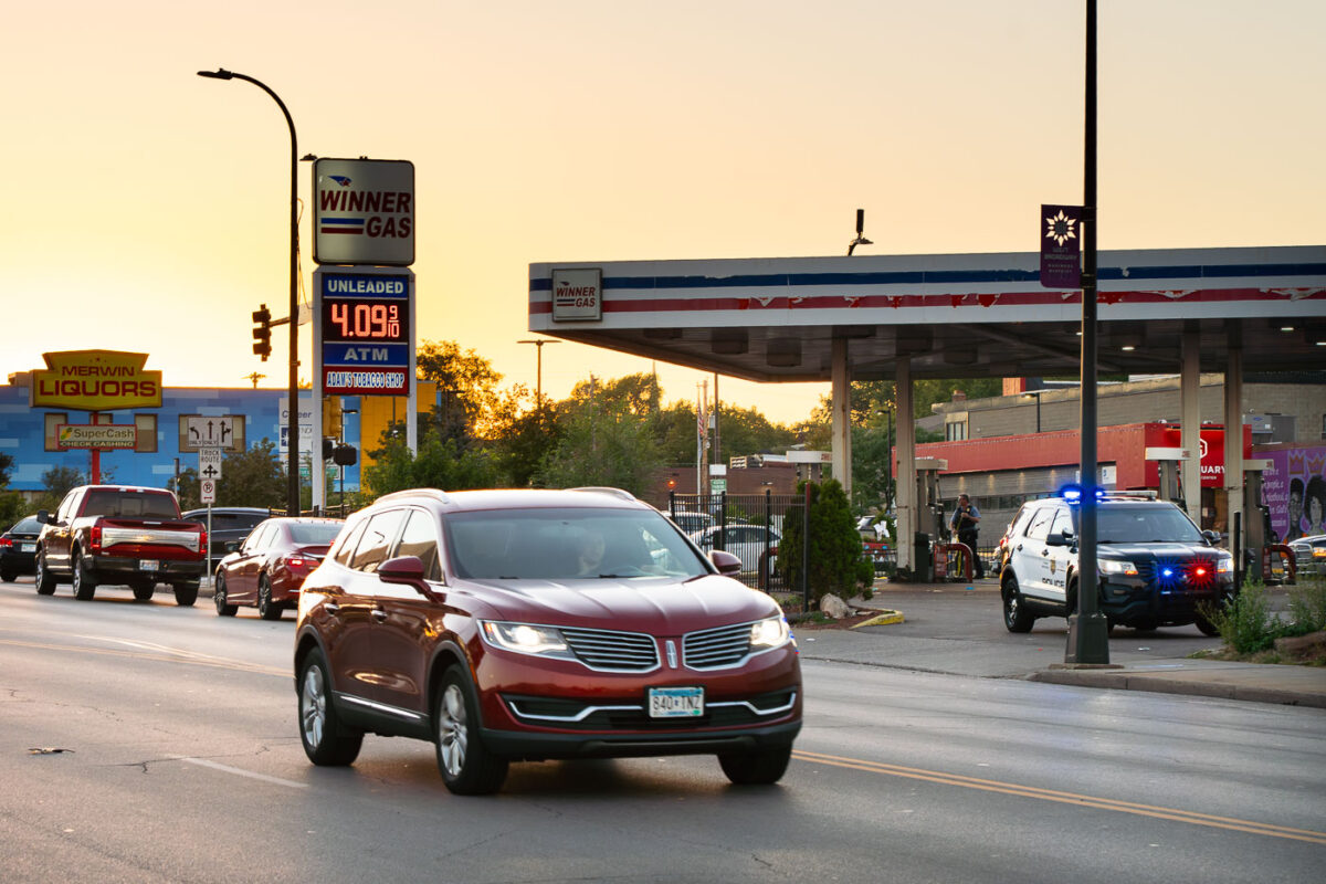 Winner Gas and Merwin Liquors in North Minneapolis