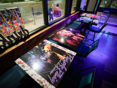 Moxy Hotel, Minneapolis: Prince and Dessa Album Art Tabletops