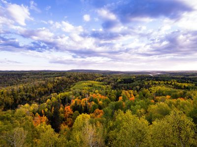 Autumn Colors Over Superior National Forest, Minnesota