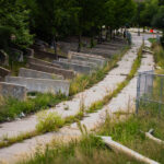2 years ago the city closed a large part of the Little Earth Trail after tents returned to the Wall of Forgotten Natives, where homeless gathered in 2018. With the fencing, the city also made it a graveyard of old metal street poles and concrete barricades. It's still closed off.