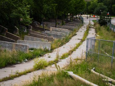 Minneapolis: Little Earth Trail closed with concrete barriers