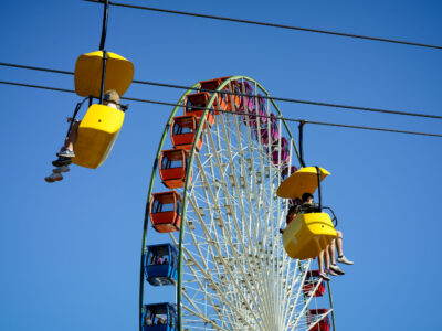 Minnesota State Fair Sky Ride and Ferris Wheel