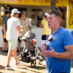Matt Birk, running for Lt. Governor, at the Minnesota State Fair.