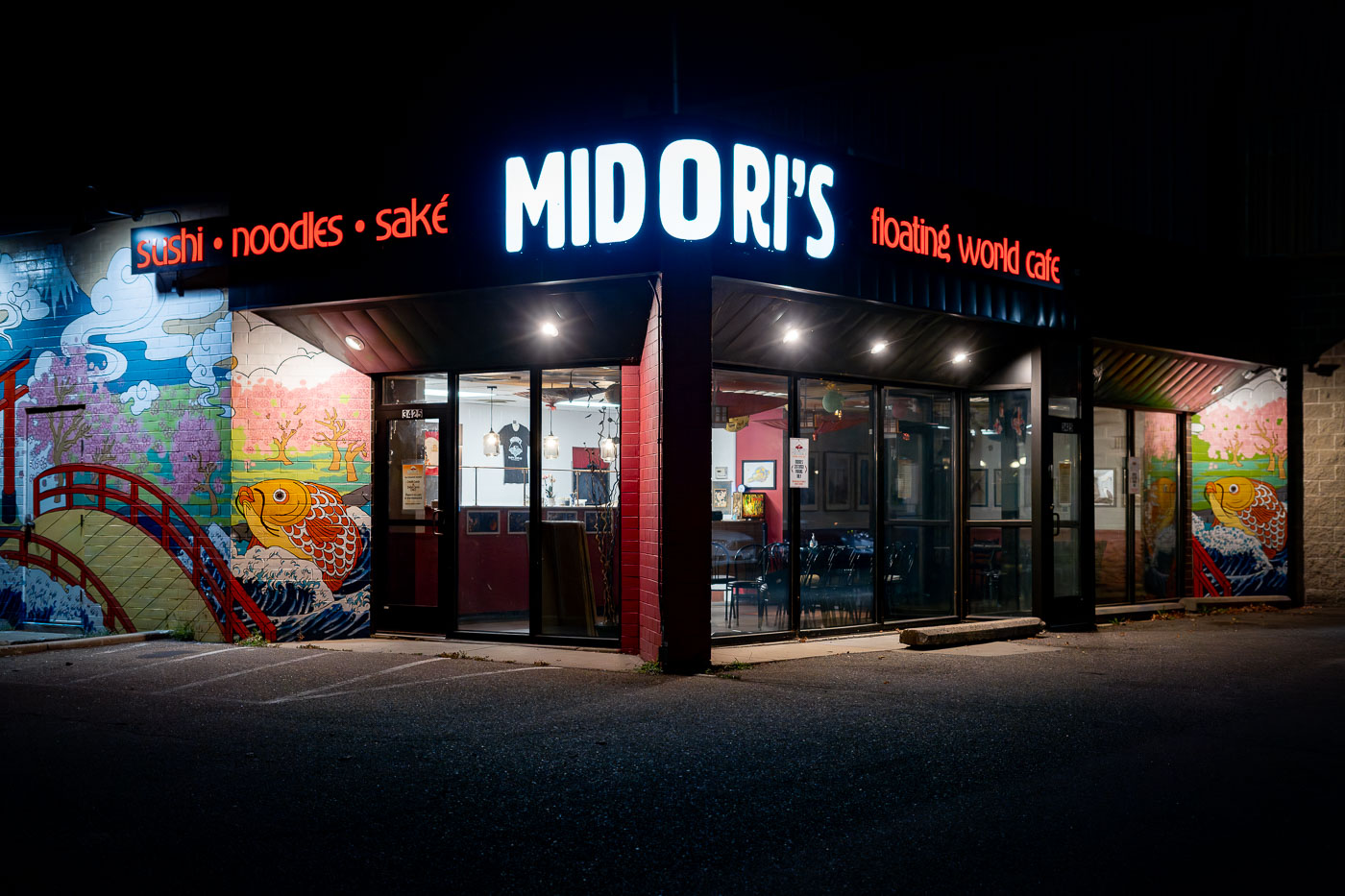 Midori's Floating World Cafe rebuild