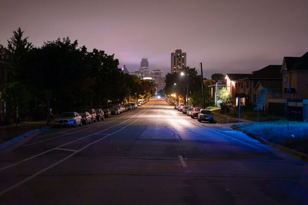 Minneapolis as seen from the south side.