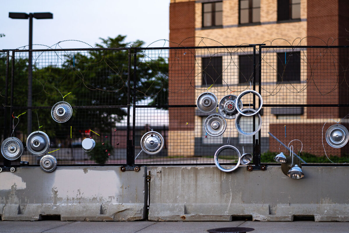 Minneapolis Police Third Precinct Art Fence