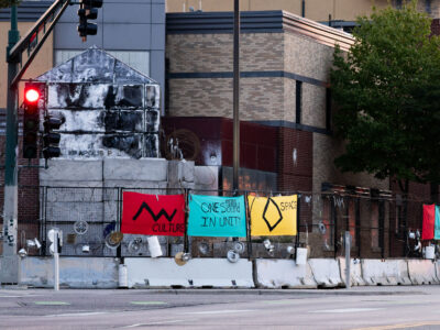 Minneapolis Police 3rd Precinct Fencing Art Installation