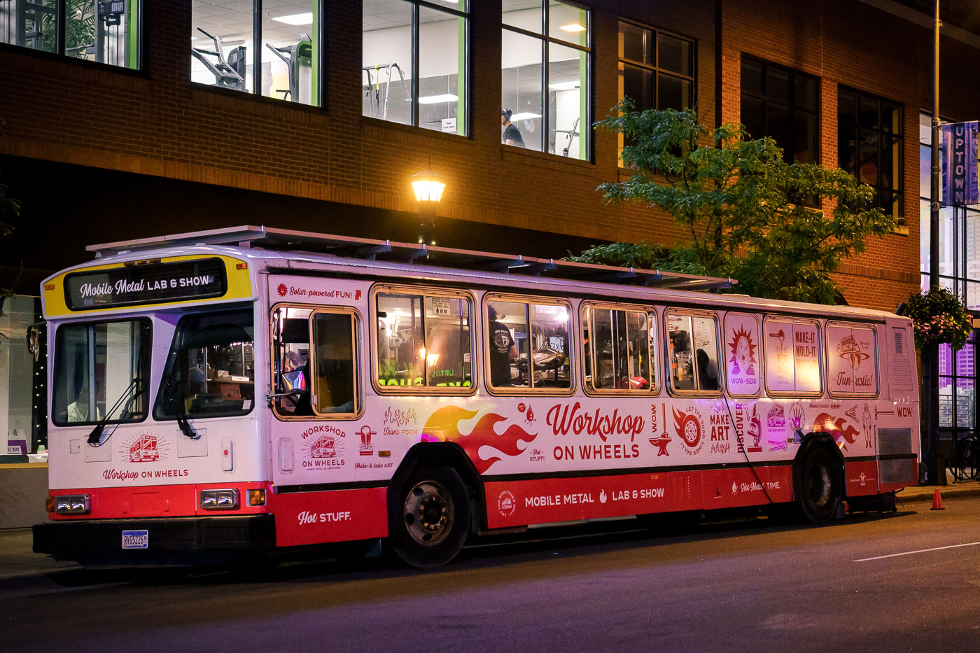 Mobile Metal Lab and Show Bus