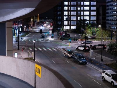 Minneapolis Police Cars Downtown During Operation Endeavor