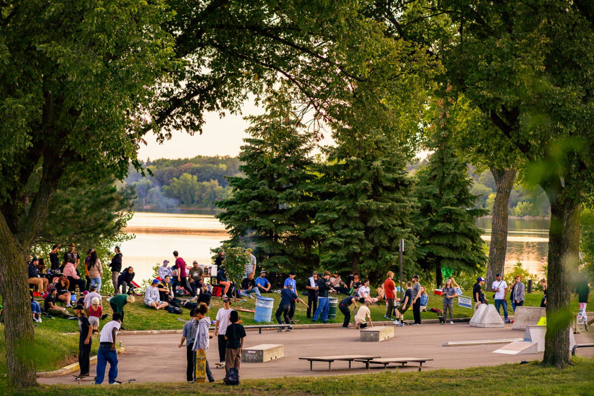 Sunset Skating at Bde Maka Ska