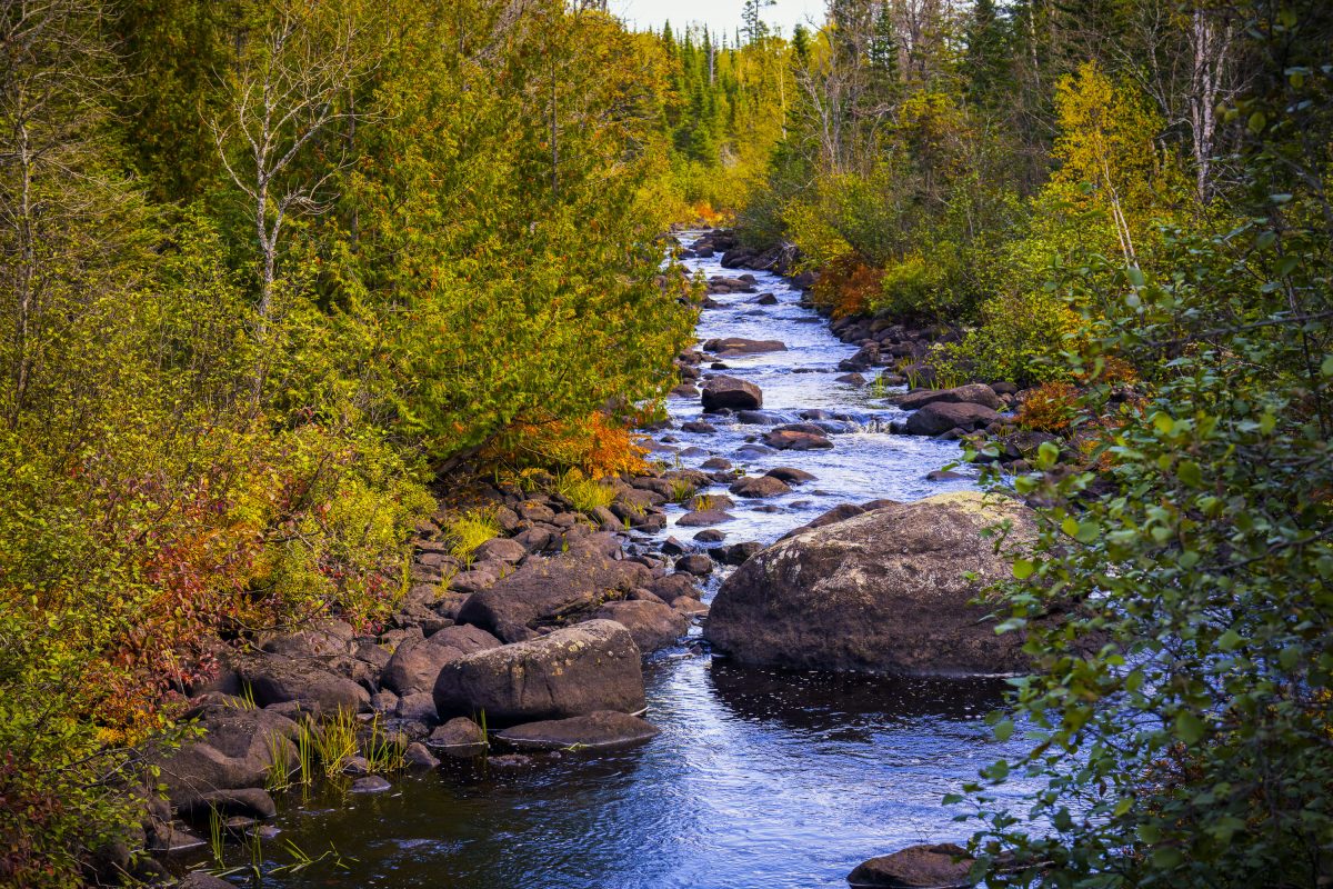 Temperance River in the Superior National Forest, Minnesota