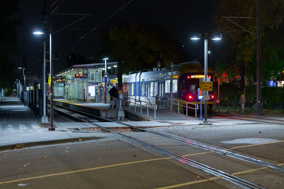 Cedar-Riverside train station in South Minneapolis.