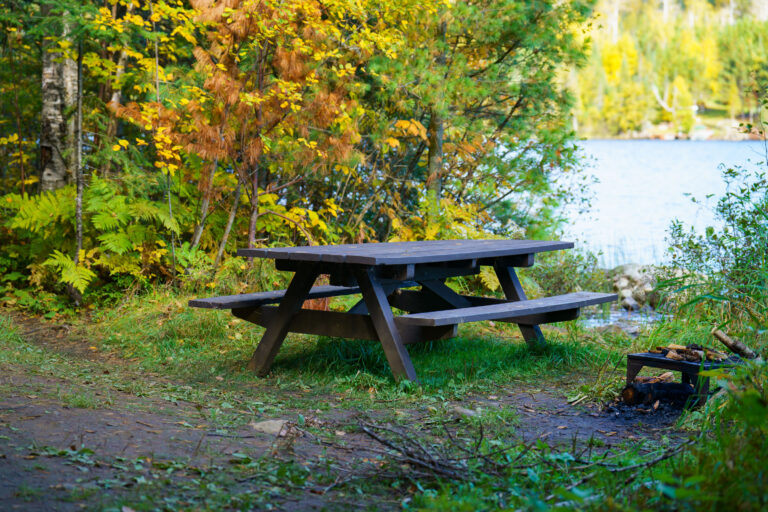 Gunflint Trail picnic table 1 Gunflint Trail picnic table