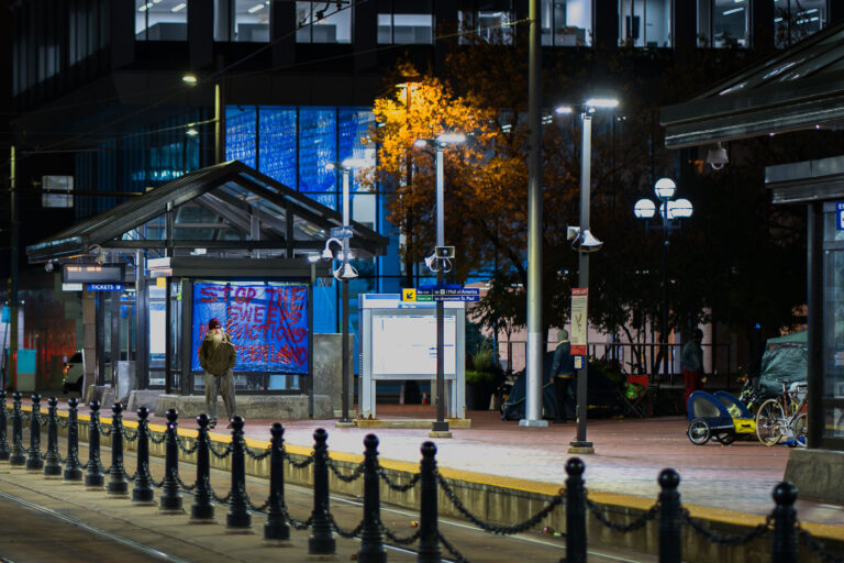 Homelessness protest at Minneapolis City Hall 4 Protesters holding space at City Hall. They say they demand "a complete moratorium on the clearing of encampments, clear guidelines regarding the encampments and proof of funding for more permanent housing for unhoused residents and people in need"
