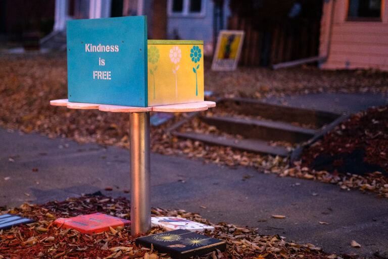 Kindness is Free Box 3 "Kindness is Free" as seen in Minneapolis.