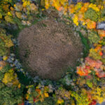 Fall colors around Lake Minnetonka in Deephaven, Minnesota.