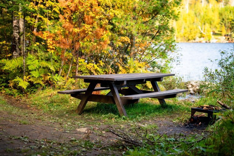 Picnic Table, Birch Lake, Gunflint Trail 2 Gunflint Trail picnic table on Birch Lake